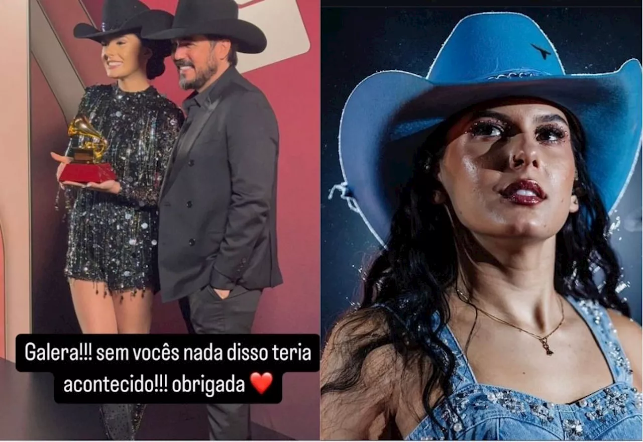 Boiadera do Grammy: Ana Castela vence edição latina como melhor álbum sertanejo