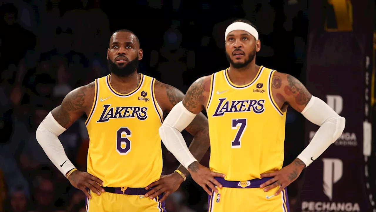 NBA Legend Carmelo Anthony Reacts To LeBron James' Instagram Post