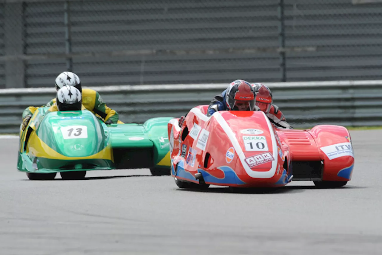 Sidecar-Team Eilers auf dem Podest