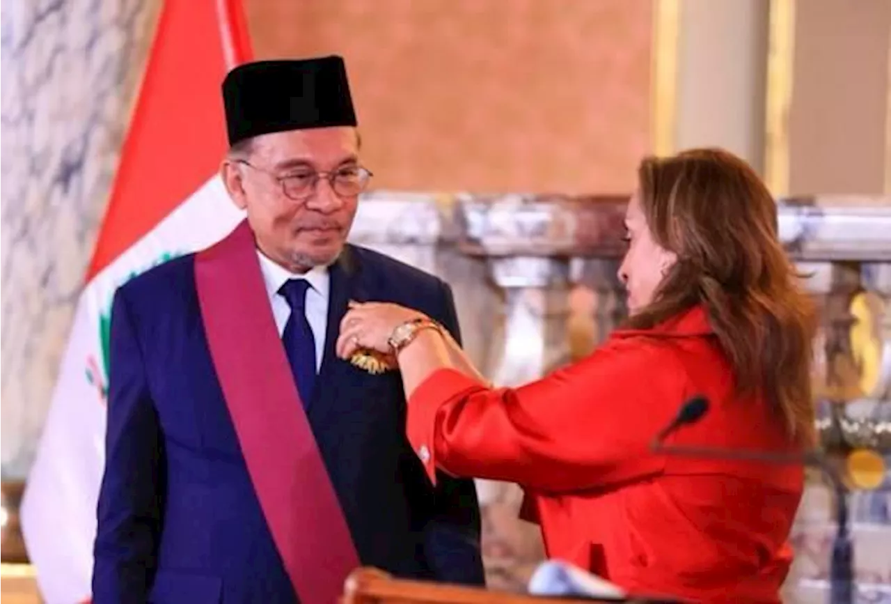 Deeply honoured to receive prestigious order from Peru, says Anwar