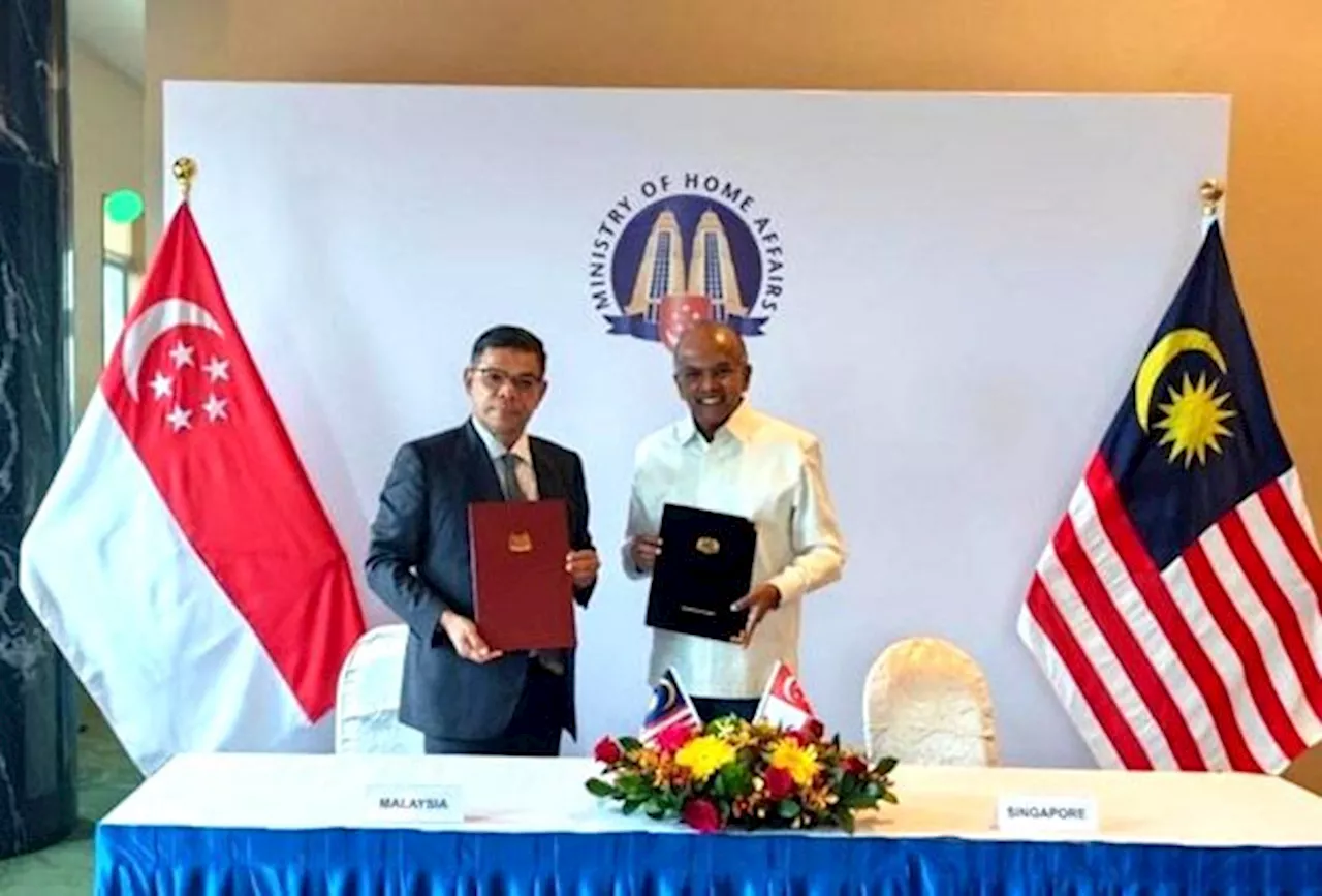 Malaysia, Singapore sign MOU to combat cross-border crime