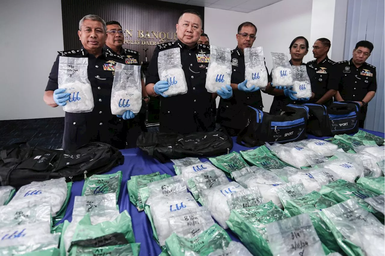 Perak drug bust: Man paid just RM100 to transport RM2mil worth of meth, say cops