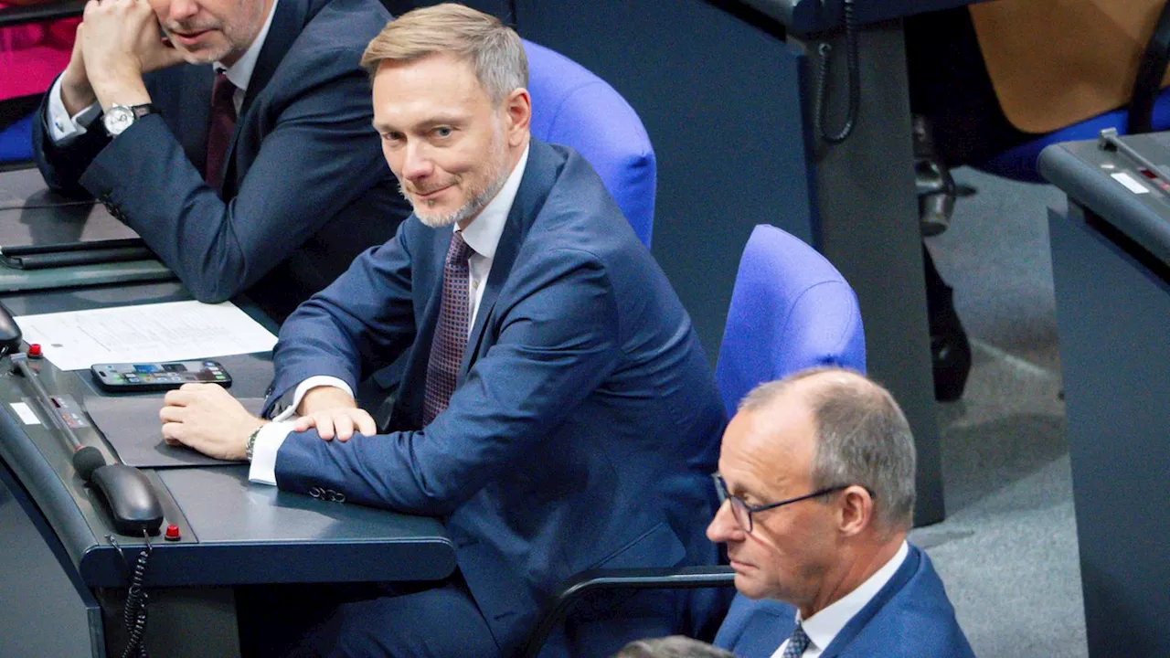 Christian Lindner warnt Friedrich Merz vor Schwarz-Grün