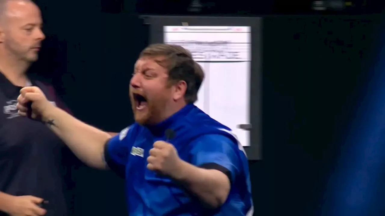 – Darts plumber who dates Fallon Sherrock visibly emotional after huge win...