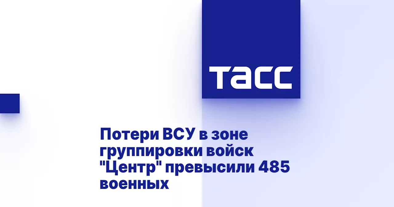 Потери ВСУ в зоне группировки войск 'Центр' превысили 485 военных