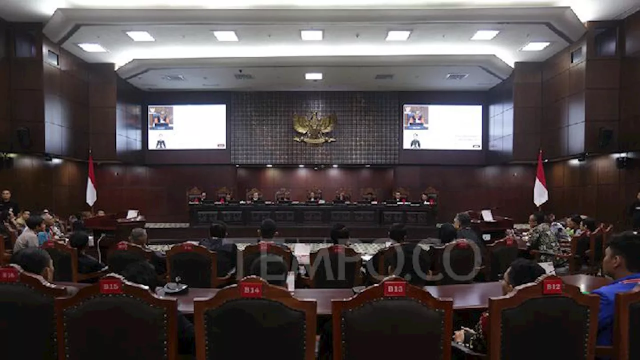 Ketua Mahkamah Konstitusi Suhartoyo Pimpin Sidang Pleno Pengucapan Putusan Perkara No. 127