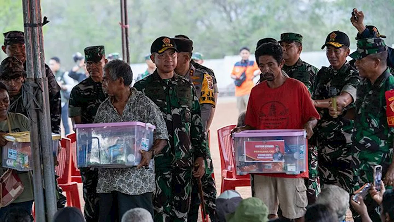 Panglima TNI Tinjau Lokasi Terdampak Erupsi Gunung Lewotobi Laki-laki untuk Pastikan Bantuan Tepat Sasaran