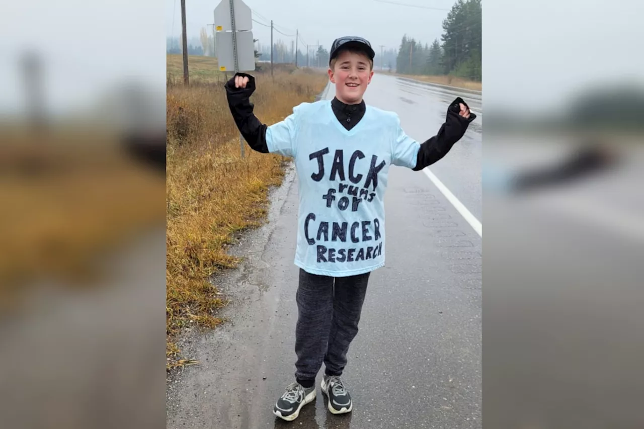 'Pretty amazing little kid' raises $1,295 with Salmon Arm-to-Enderby run