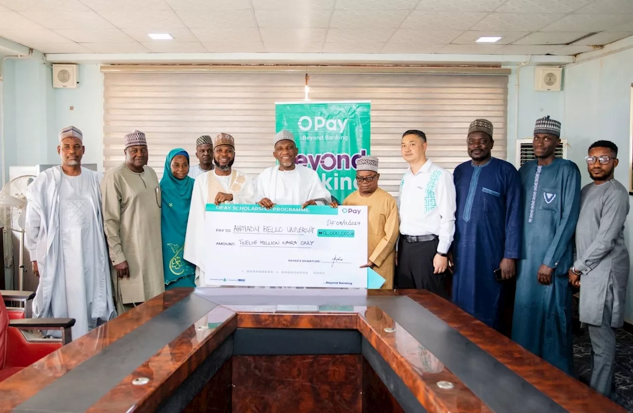 OPay grants ₦12 million scholarship to 40 Ahmadu Bello University Zaria students