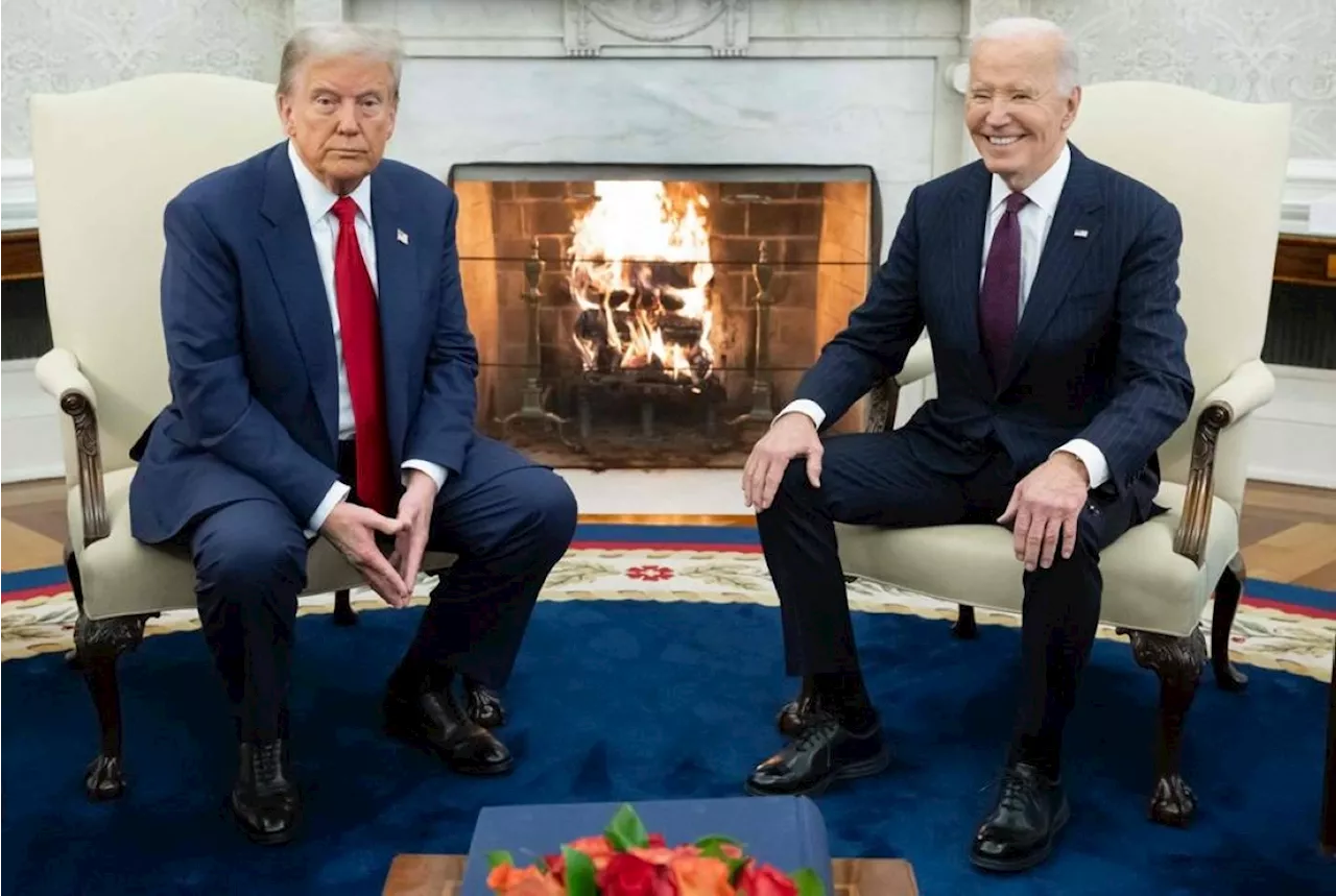 Biden, Trump cool, civil in White House meeting