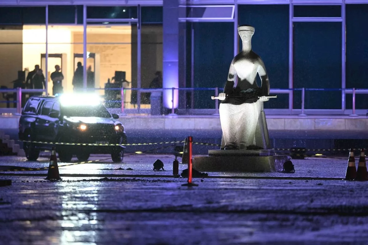 Man with explosives dies trying to enter Brazil's Supreme Court