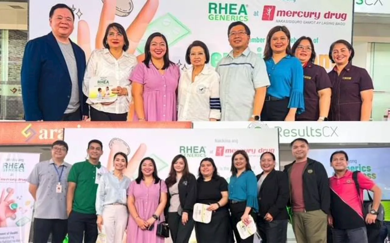 Rhea Generics champions affordable health care with DOH, Mercury Drug