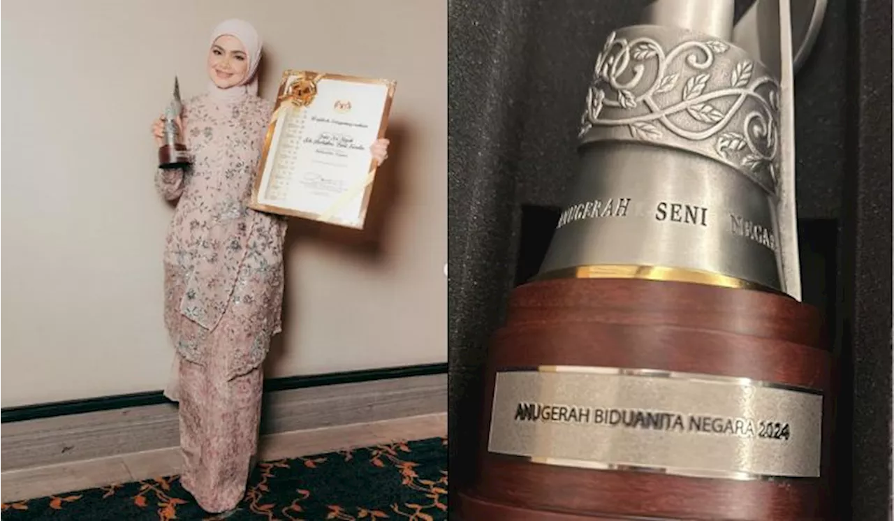 Siti Nurhaliza Dianugerahkan Gelaran Biduanita Negara