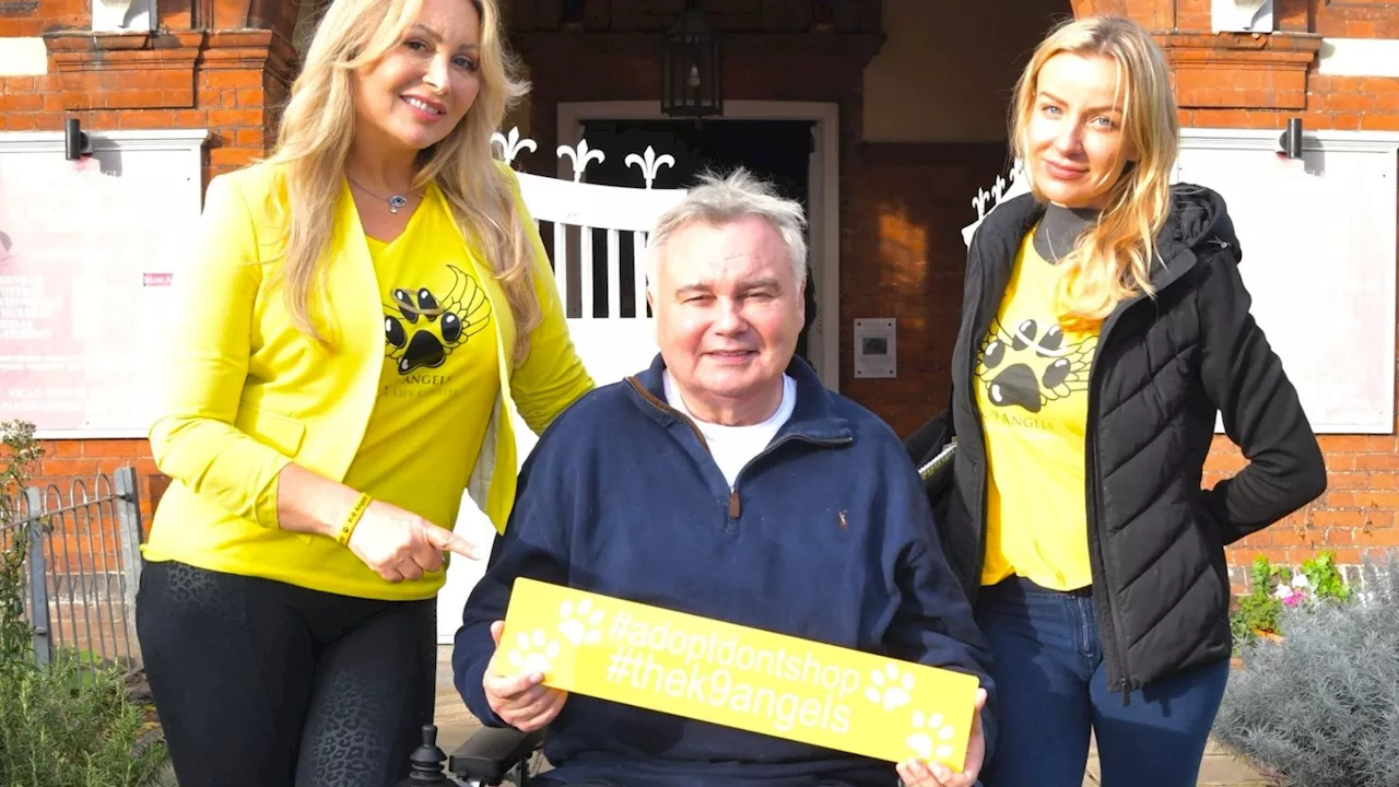 Eamonn Holmes seen in a wheelchair for animal charity as he throws his support behind good cause...