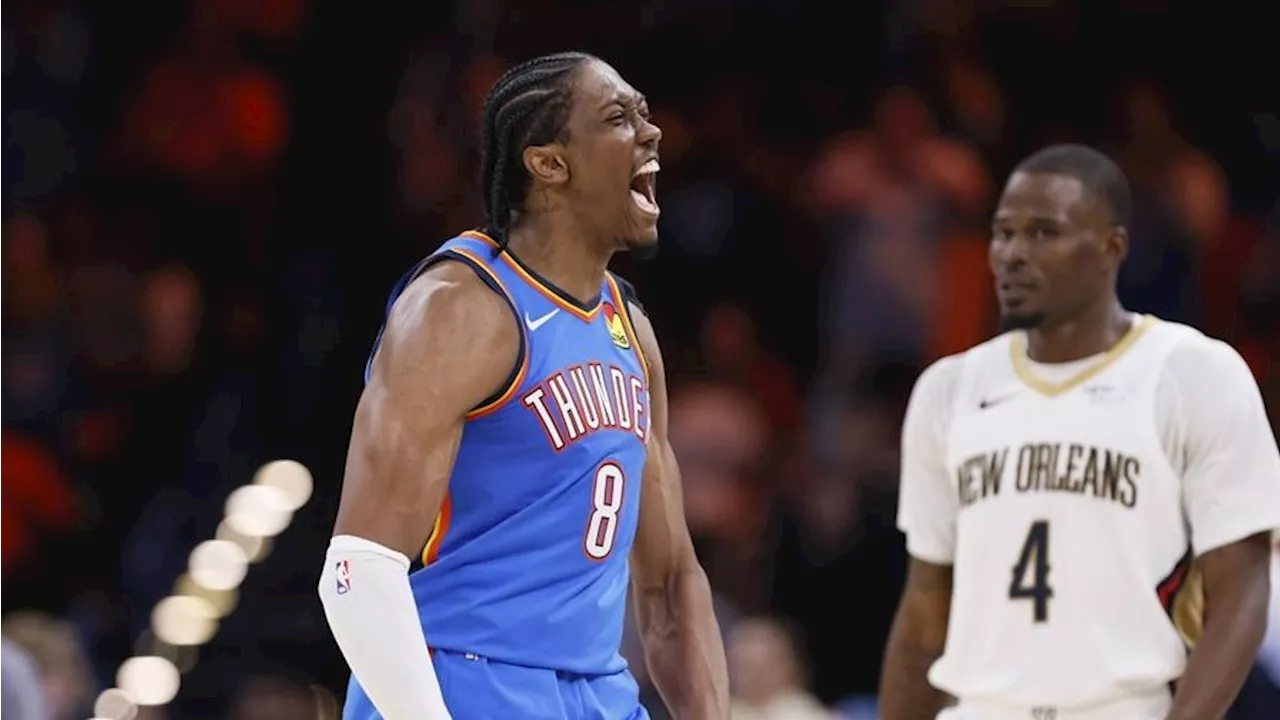 Thunder beat short-handed Pelicans for second straight win without injured forward Holmgren