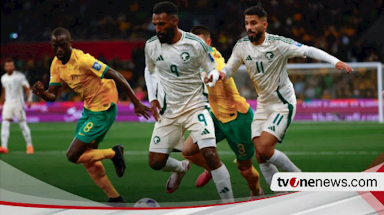 Singgung Wasit, Media Arab Saudi Heran Gol Telat The Green Falcons Dianulir Lawan Australia