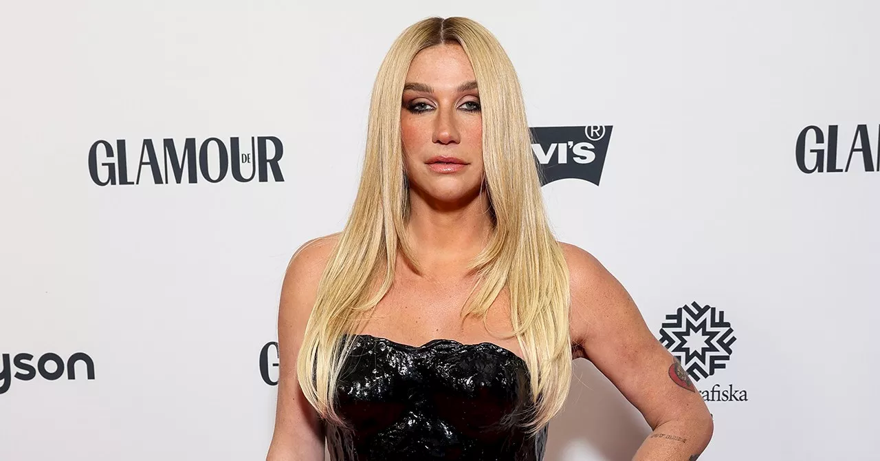 Kesha Makes a Trash Bag-Inspired Dress Look Couture on the Red Carpet