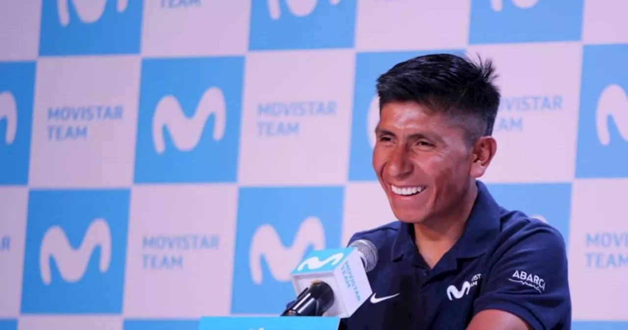 Nairo Quintana renovó con el Movistar Team para la temporada 2025 del ciclismo europeo