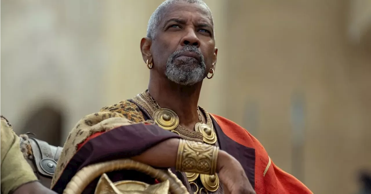 A explicação de Denzel Washington sobre beijo gay cortado de ‘Gladiador 2’