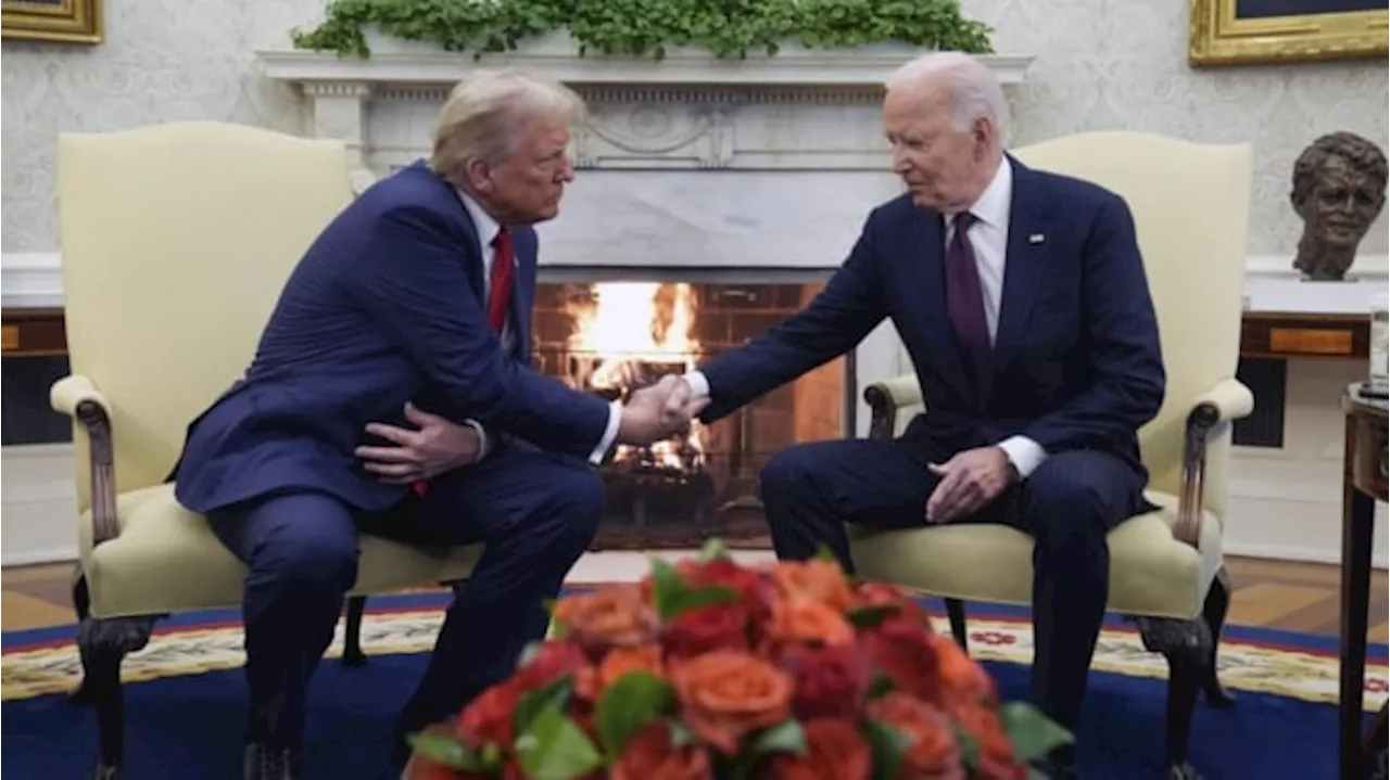 Berjabat Tangan, Joe Biden ke Donald Trump: Selamat Datang Kembali