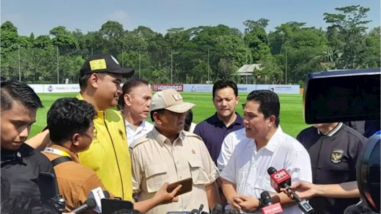 Pesan Prabowo Jelang Timnas Indonesia Vs Jepang, Ketum PSSI Sampai Terharu karena Sang Presiden Mau...