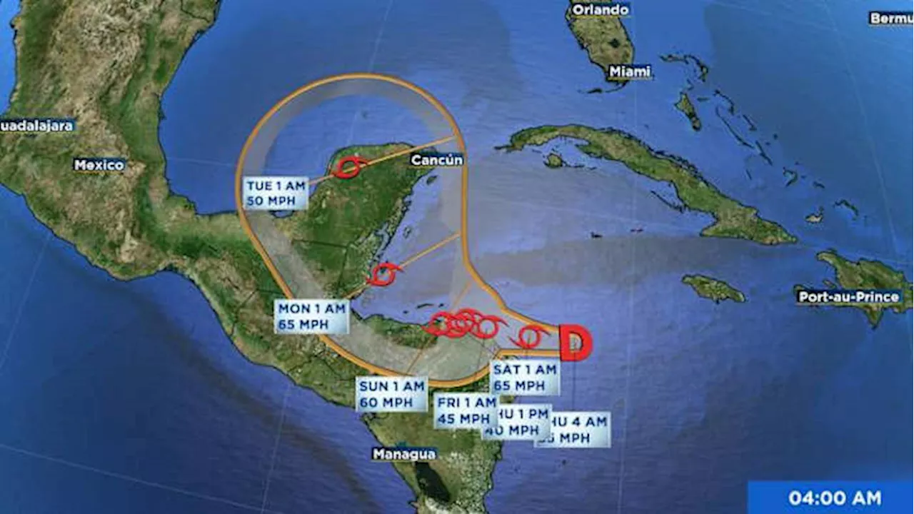 Tracking the Tropics: System in Caribbean Sea becomes Tropical Depression 19