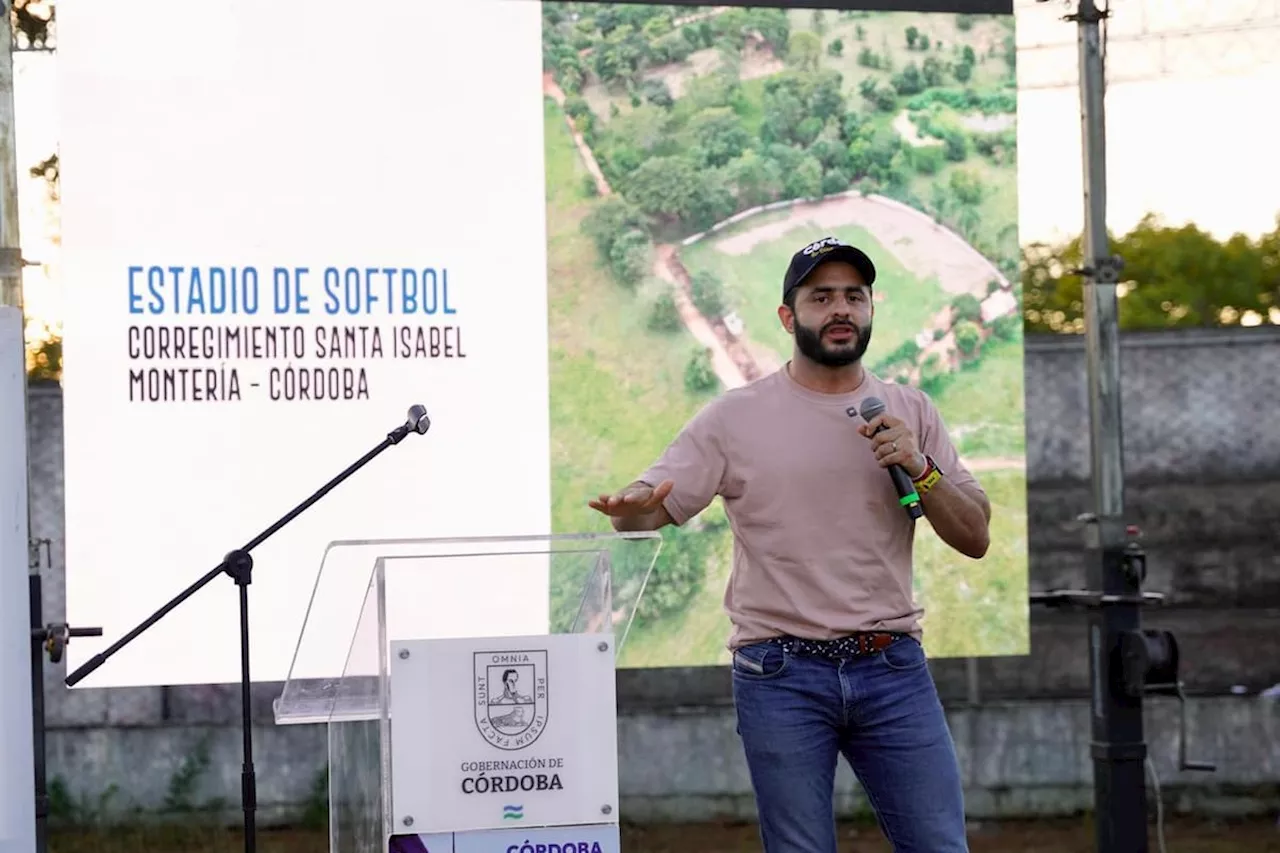 Renace el estadio de sóftbol de Santa Isabel, en la zona rural de Montería