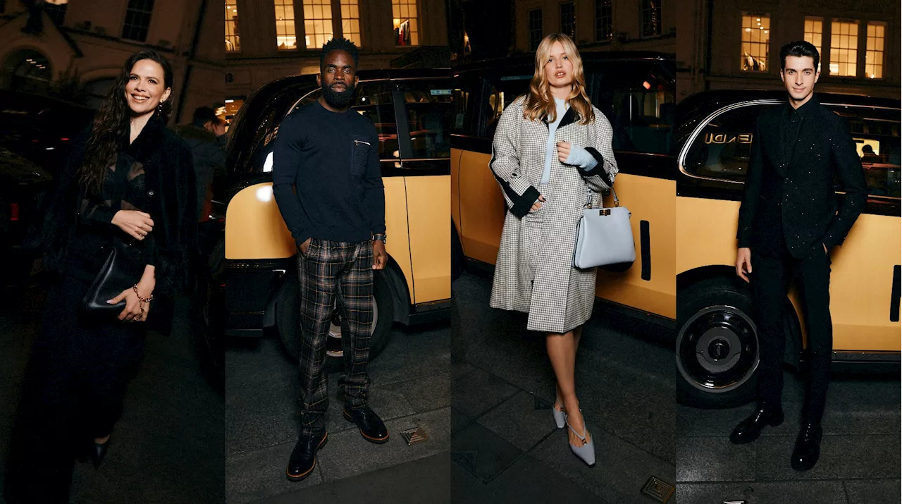 Hayley Atwell, Georgia May Jagger, Jimmy Akingbola Get in the Mood for Christmas at Fendi