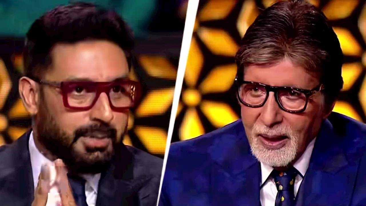 अभिषेक बच्चन ने KBC में रखी 7 करोड़ जीतने की शर्त, अमिताभ बोले 'गलती कर दी इनको बुलाकर'