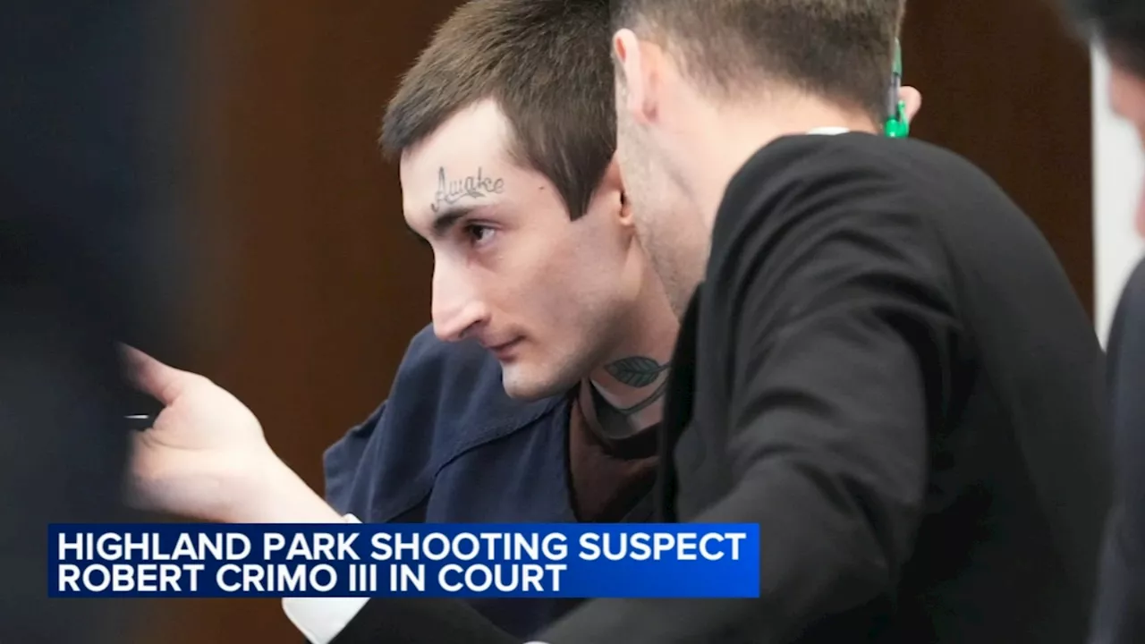 Video allegedly showing suspect before Highland Park parade shooting shown in court