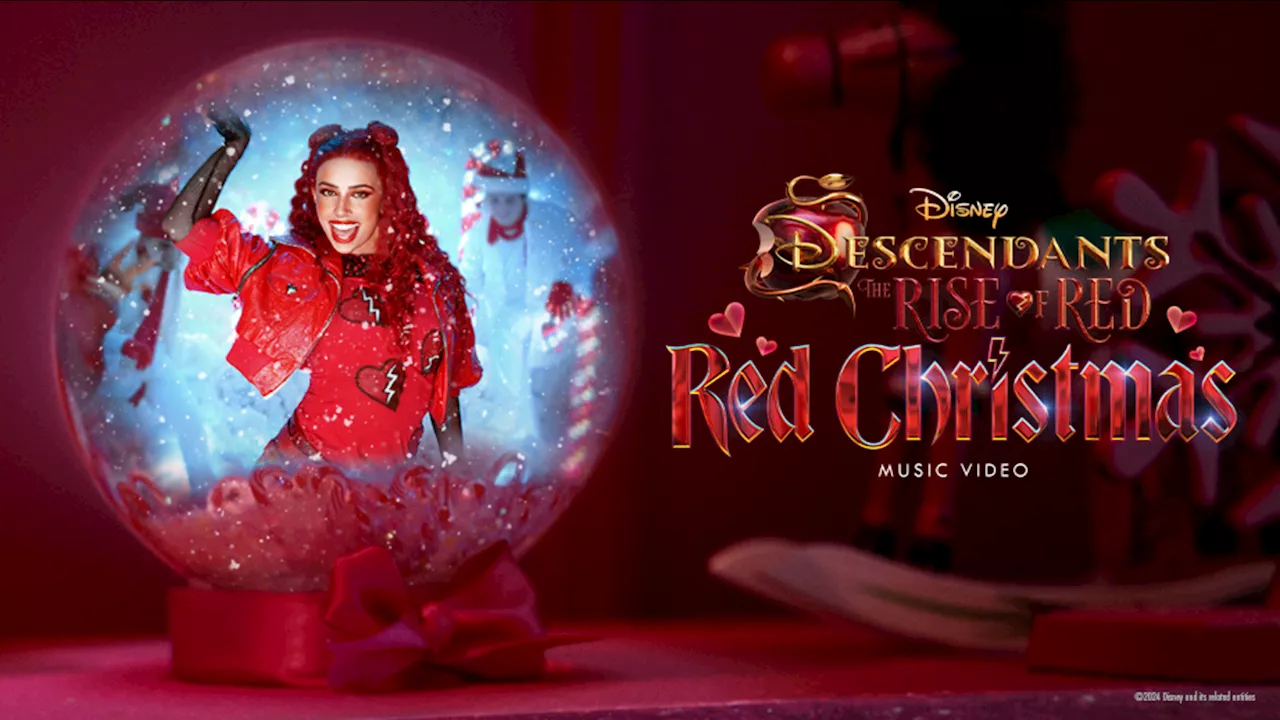 Kylie Cantrall is back as Red in 'Descendants'-inspired music video, 'Red Christmas'