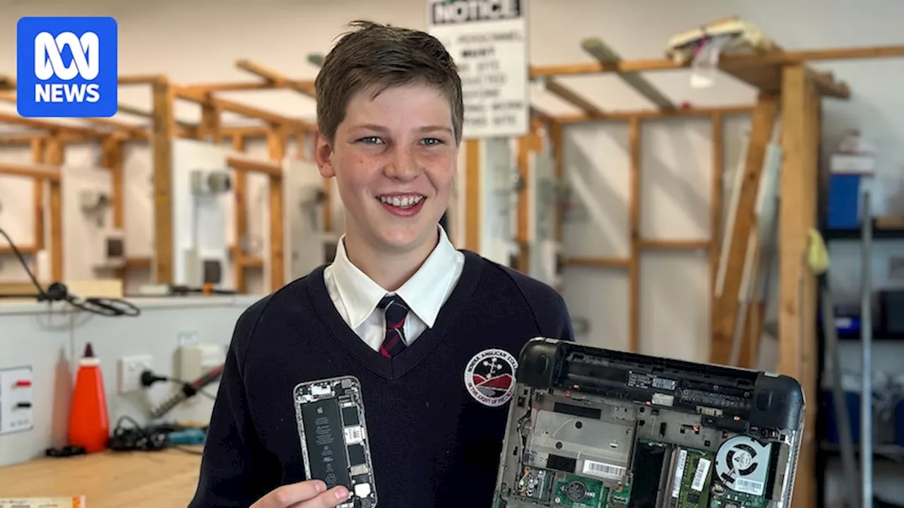 Teen turning e-waste into working technology for overseas charities