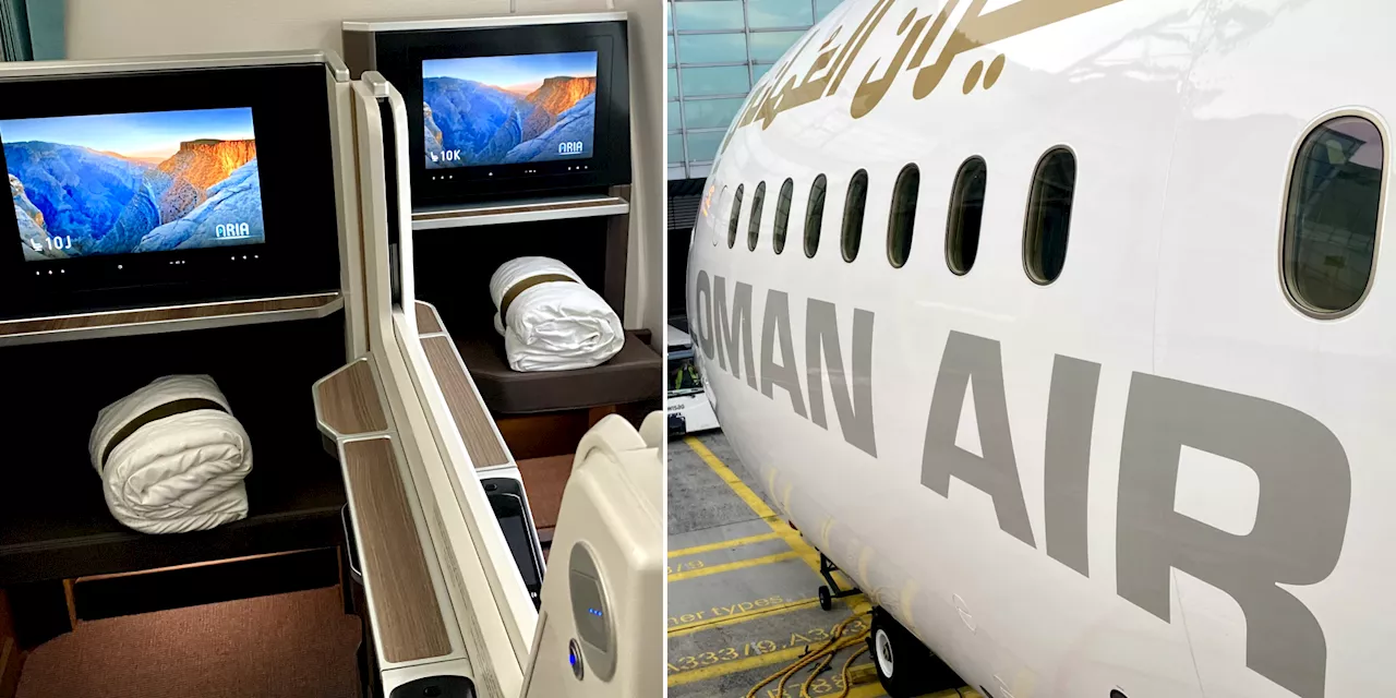 Das bietet Oman Air in der Business Class der Boeing 787