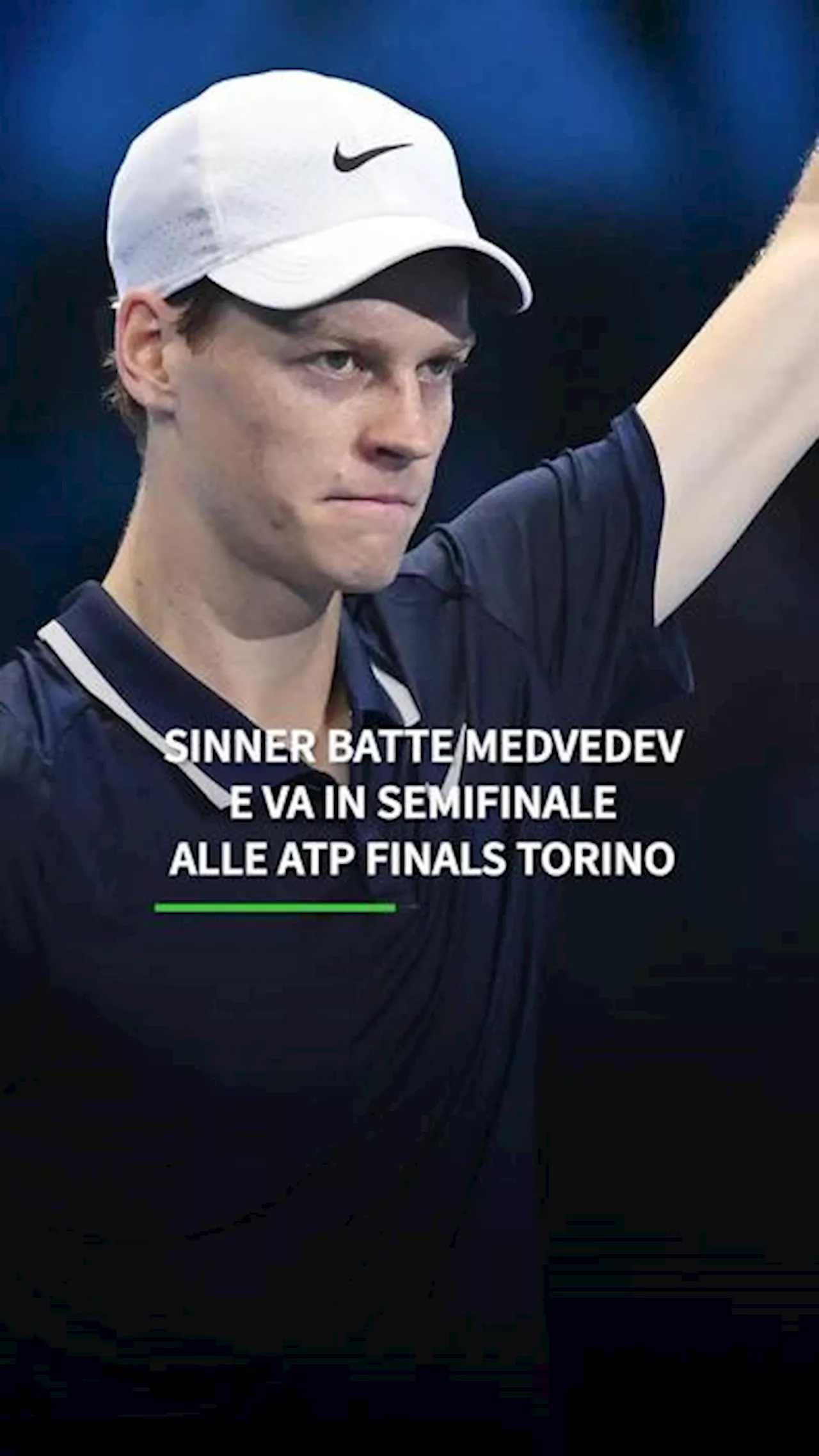 Atp Finals: Sinner non fa sconti, travolto anche Medvedev