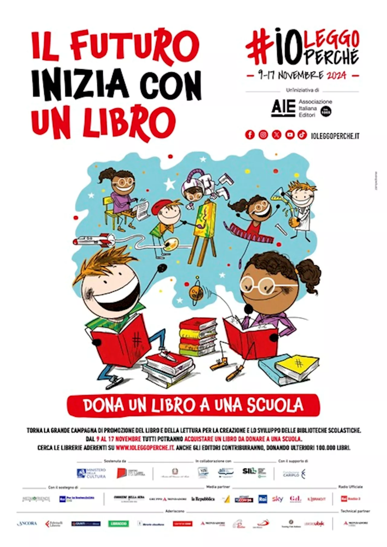 #ioleggoperché, ultimi giorni per donare un libro alle scuole