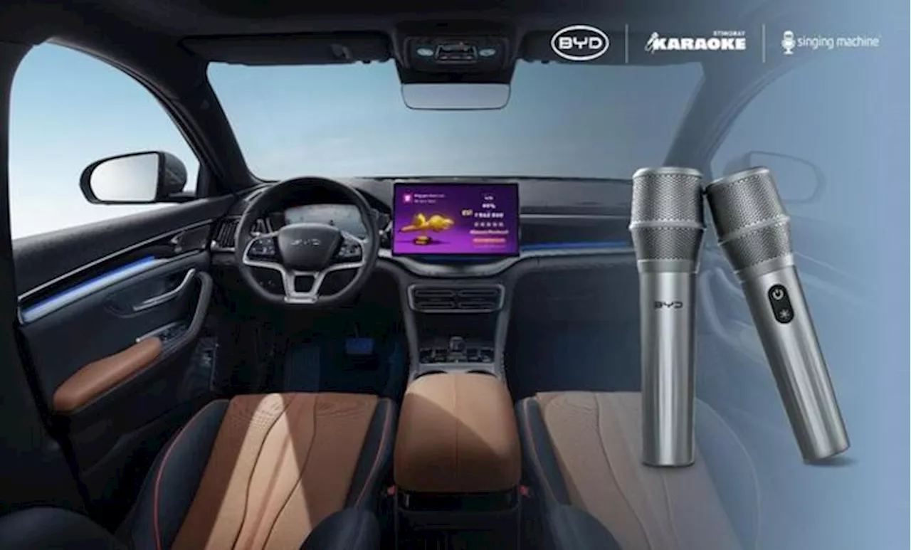 L'intrattenimento a bordo di BYD suona con il karaoke