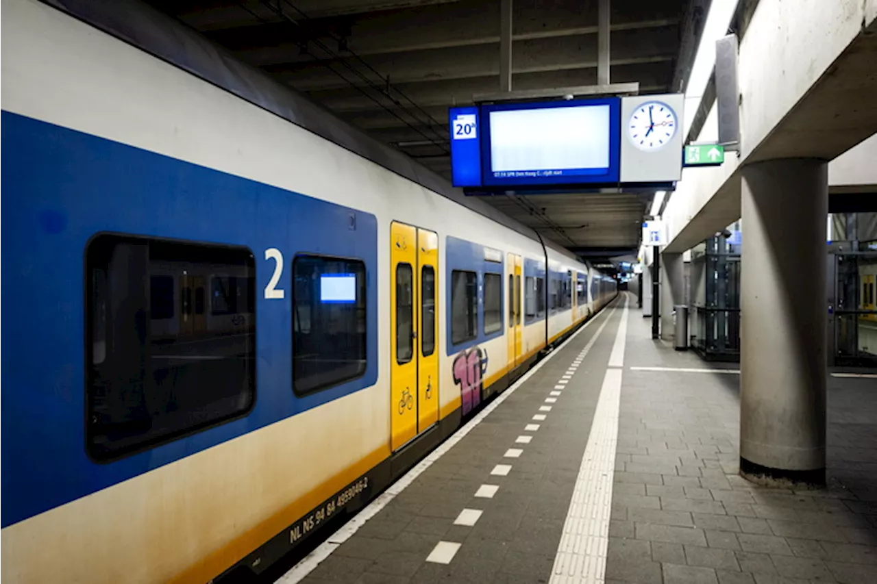 Sciopero lavoratori delle ferrovie olandesi a Utrecht