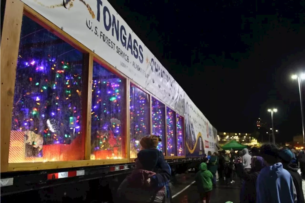 Ketchikan sends off the first Capitol Christmas Tree to come from the Tongass