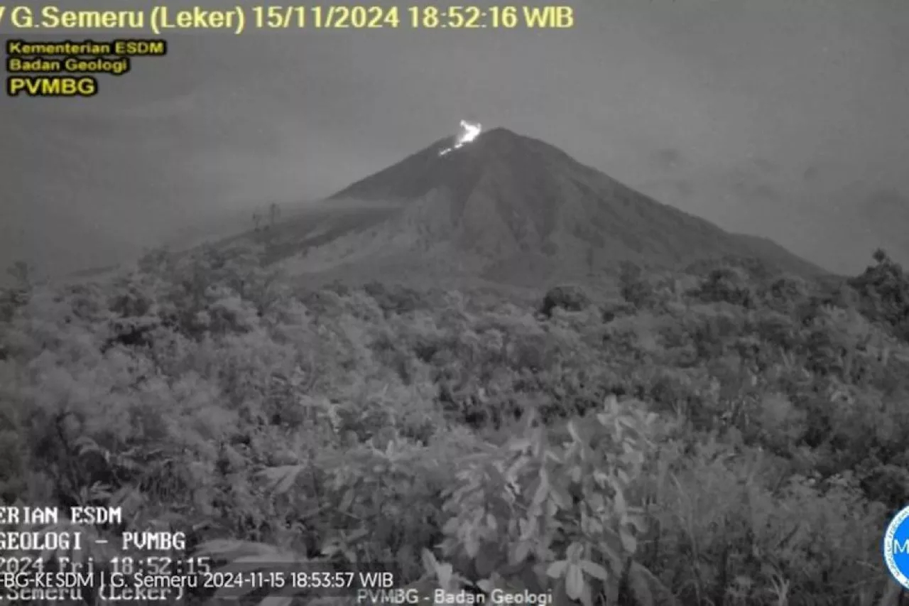 Gunung Semeru erupsi lagi disertai letusan setinggi 400 meter