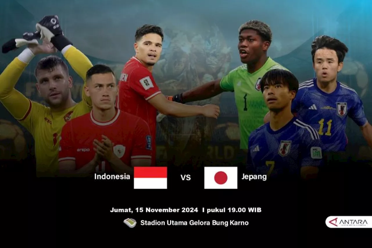 Head to Head Indonesia vs Jepang, pernahkah Skuad Garuda menang?