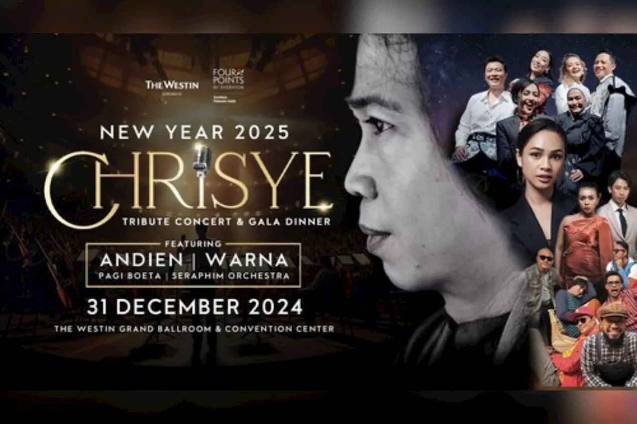 Konser Tahun Baru 2025 Bertemakan 'Chrisye' di The Westin Grand Ballroom, Surabaya