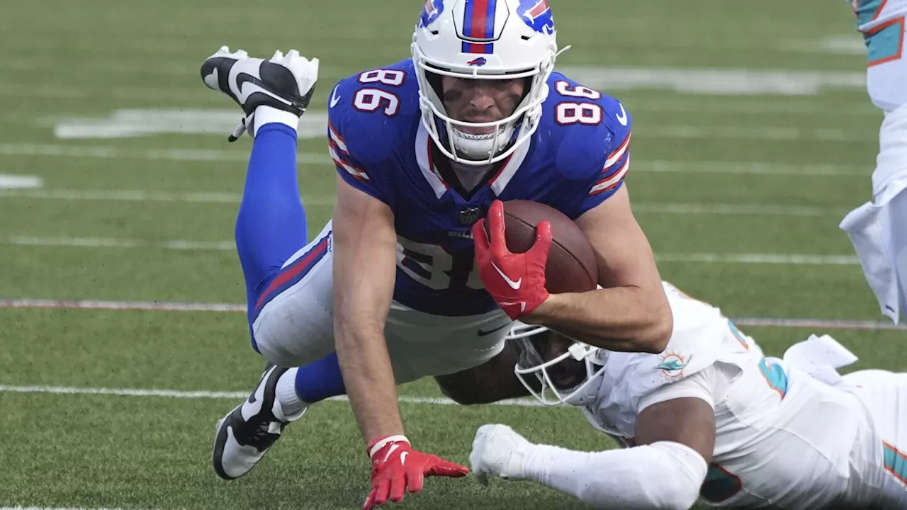 Bills rule out tight end Kincaid from playing against Chiefs, receiver Cooper listed as questionable