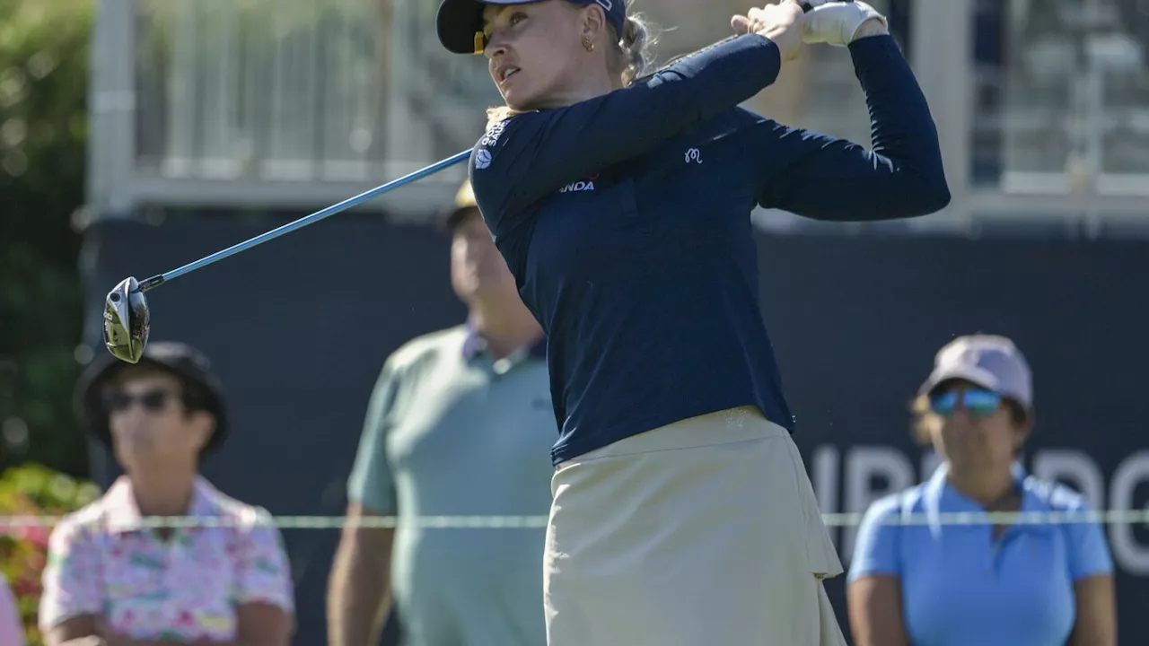 Charley Hull is fresh off a win and tied for the lead on LPGA. Nelly Korda is 2 behind