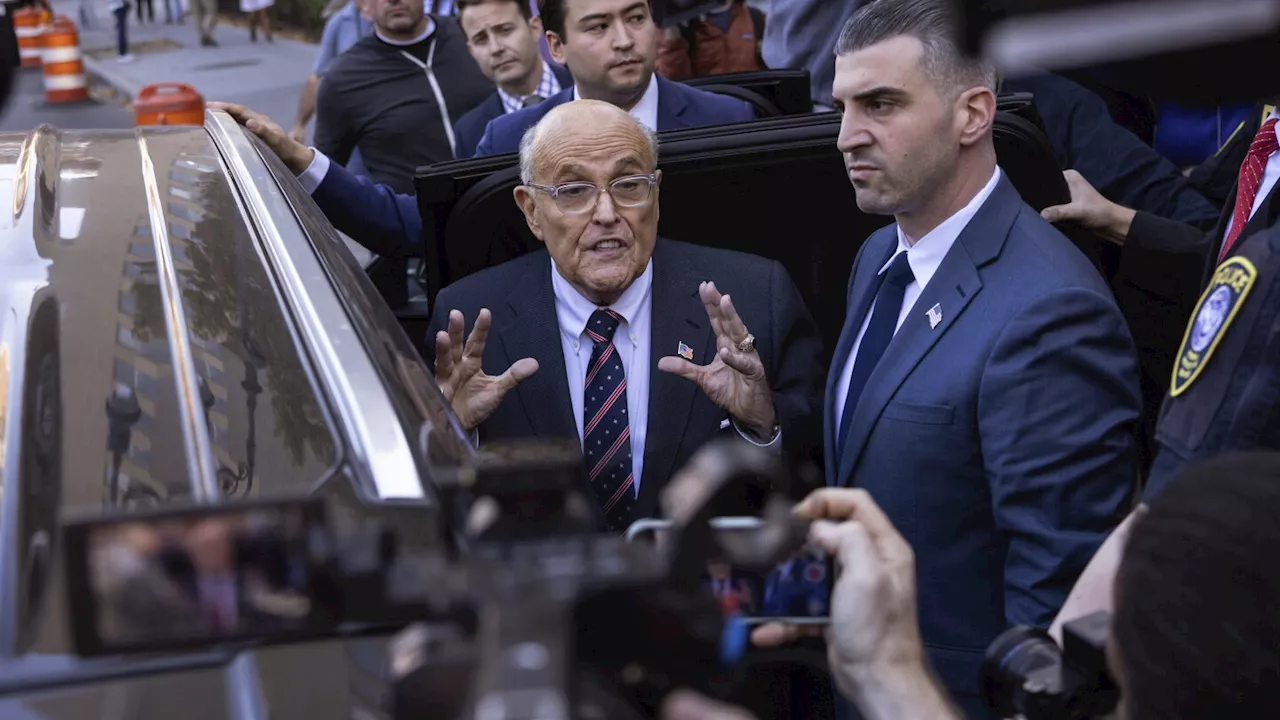 Rudy Giuliani has turned over his luxury watches in defamation case, rep says