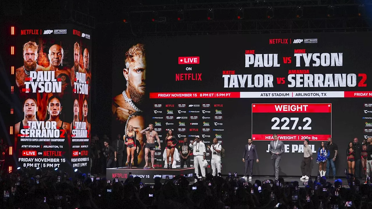 Tyson-Paul bout gives Netflix opportunity to show it can handle big events with NFL, WWE on horizon