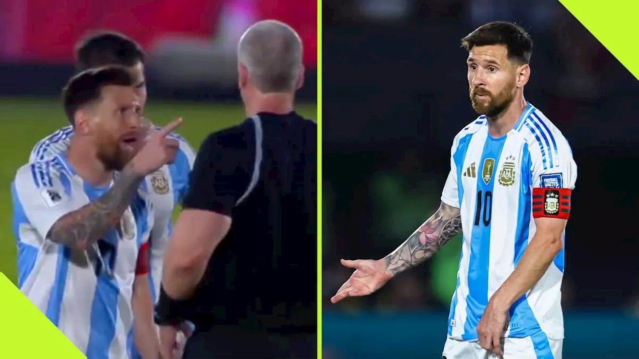 Lionel Messi Captured in Heated Confrontation With Referees During Argentina Loss: Video