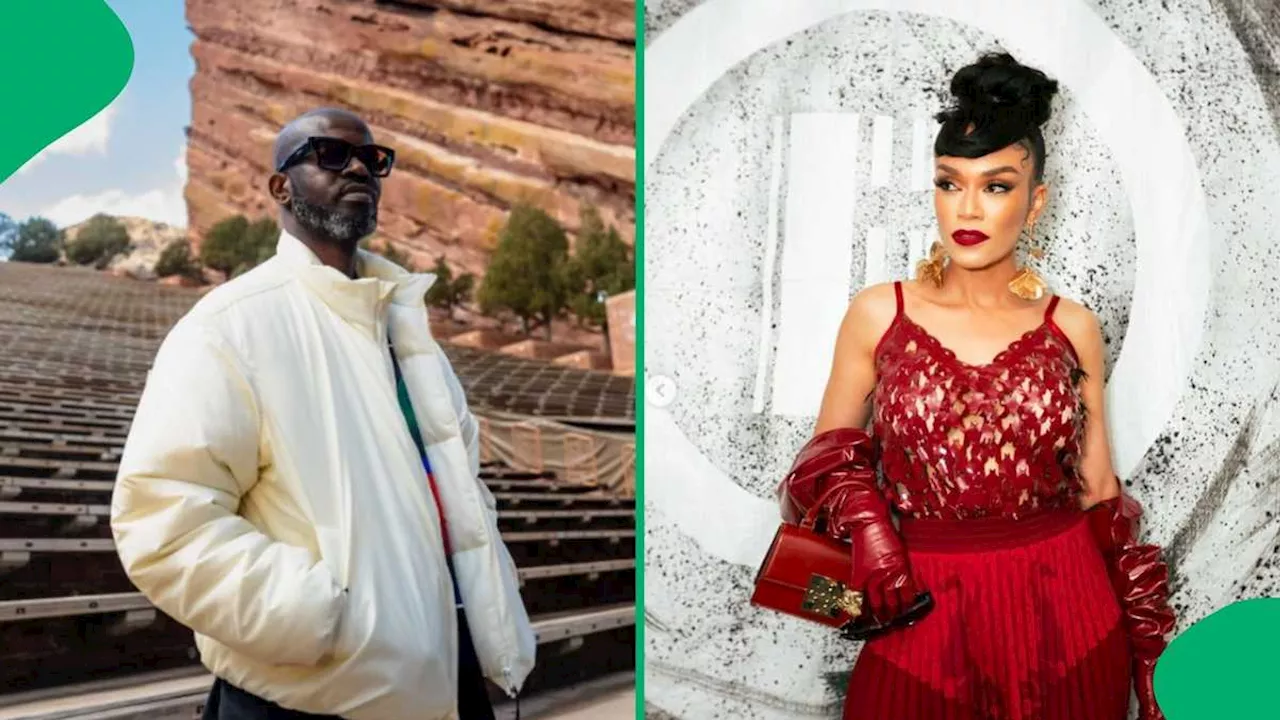 Pearl Thusi and Black Coffee Attend DJ Maphorisa's 37 Birthday Celebration