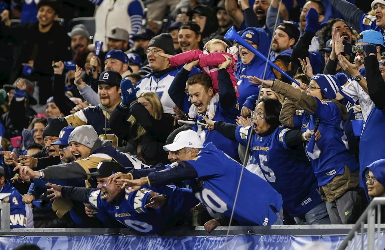 Manitobans energized over CFL's Grey-Cup bound Blue Bombers, high-flying Jets