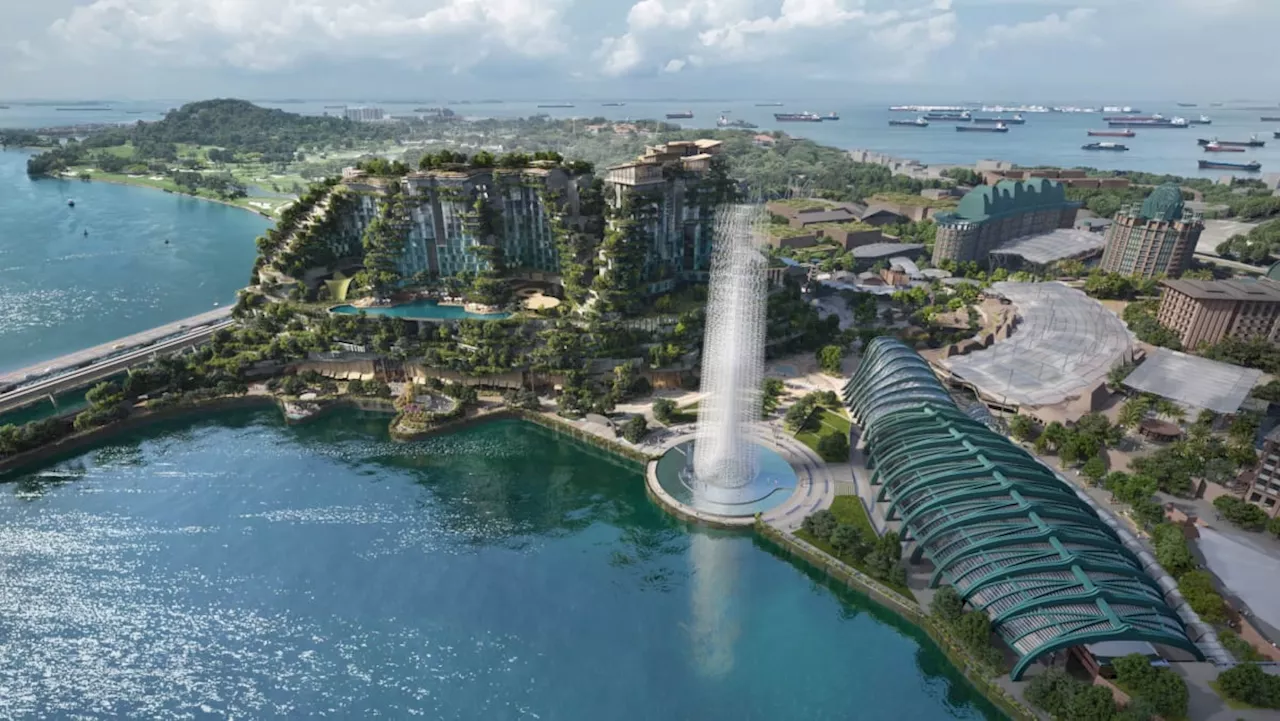 RWS waterfront development set to open by 2030; to feature 88m-tall sculpture, 'mountain' trail