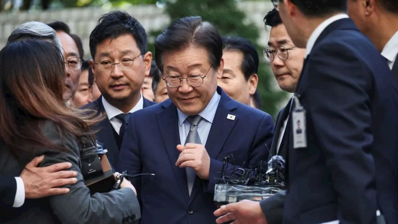 South Korea opposition leader convicted of violating election law, Yonhap reports